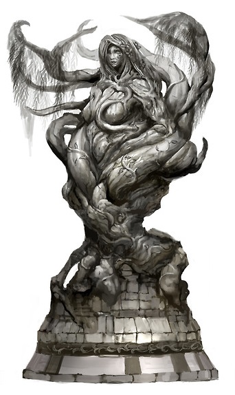 File:Melandru early statue concept art.jpg