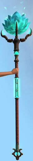 New Kaineng Staff Skin Guild Wars Wiki Gw W