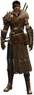 Wandering Weapon Master Outfit human male front.jpg