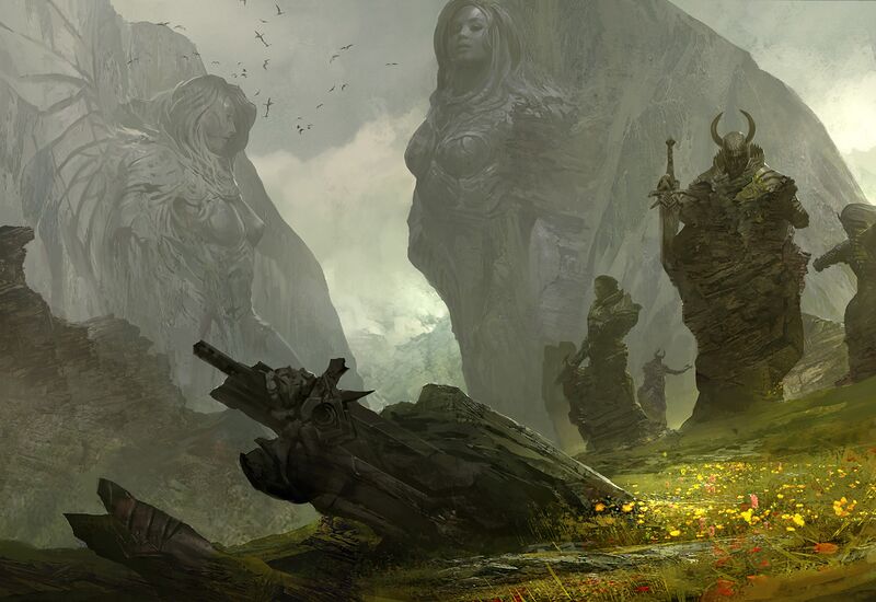 File:"Valley of Gods and Heroes" concept art.jpg