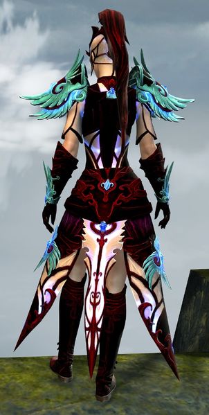 File:Mistforged Triumphant Hero's armor (light) norn female back.jpg
