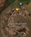 Brisban Wildlands - Possible (Random) - The Gallowfields: Down in the canyon next to a wall.