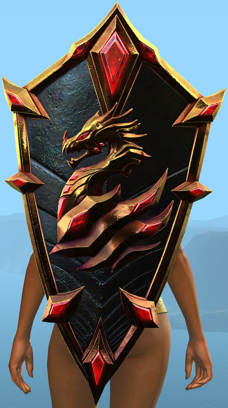 Dragon Decade Shield Skin Guild Wars Wiki Gw W