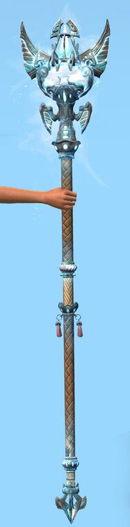 Marauder Icy Dragon Slayer Staff Guild Wars Wiki Gw W