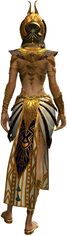 Pharaoh's Regalia Outfit human female back.jpg