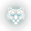 Render of the projection of Snow Leopard that appears over the Snow Leopard Lodge.