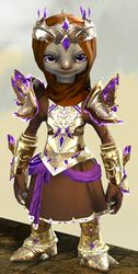 Mistforged Glorious Hero's armor (light) asura female front.jpg