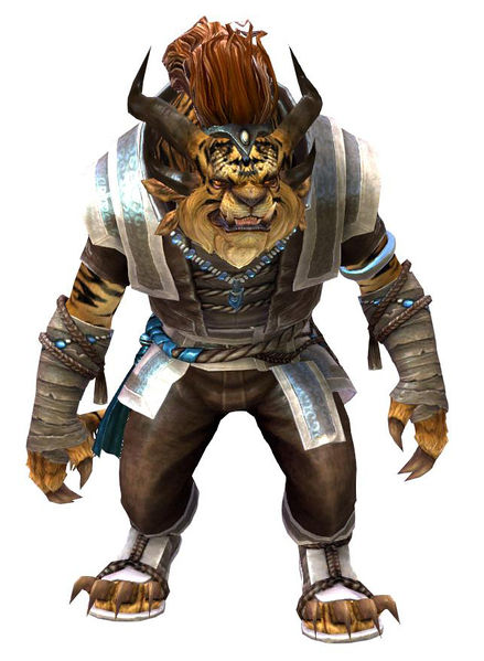 File:Monk's Outfit charr male front.jpg