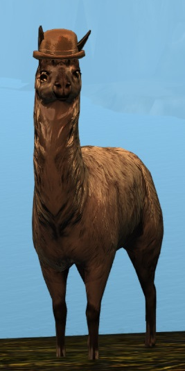 File:Mini Elegant Bronze Llama.jpg