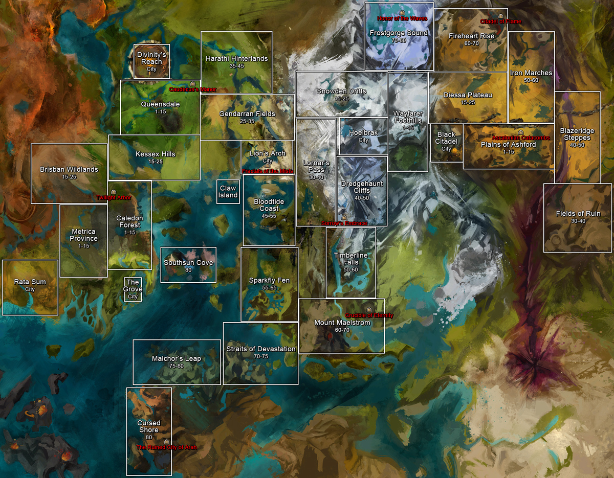 File:Tyria map with zones.jpg - Guild Wars 2 Wiki (GW2W)