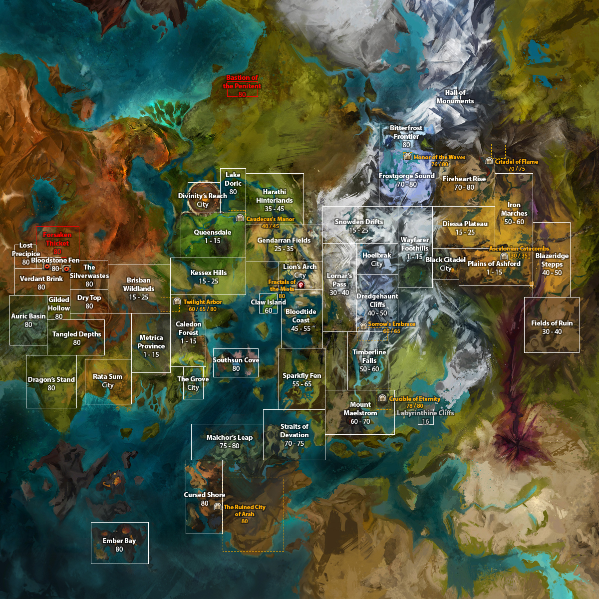 File:Tyria map with zones.jpg - Guild Wars 2 Wiki (GW2W)