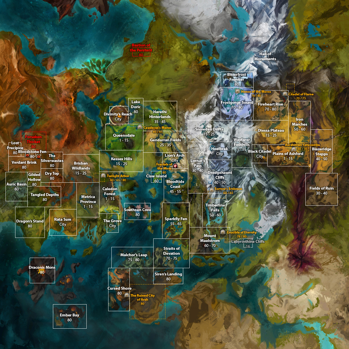 File:Tyria map with zones.jpg - Guild Wars 2 Wiki (GW2W)