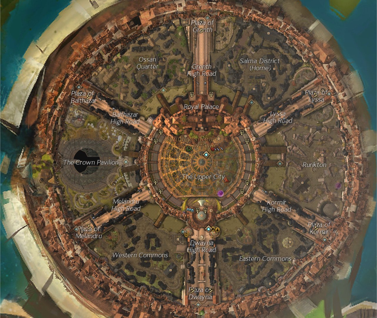 File:Divinity's Reach Upper Level map.jpg - Guild Wars 2 Wiki (GW2W)