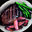 File:Plate of Steak and Asparagus Dinner.png