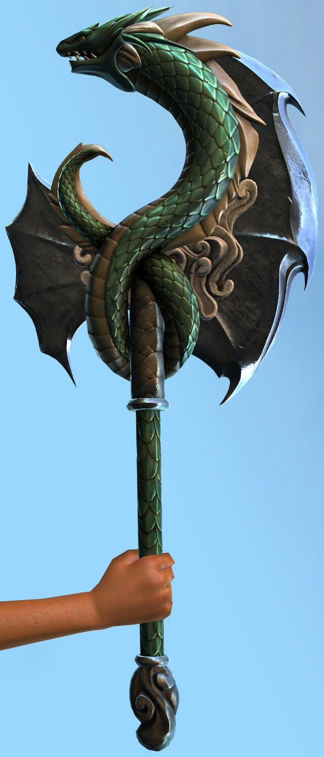 Serpent's Wrath Axe Skin - Guild Wars 2 Wiki (GW2W)