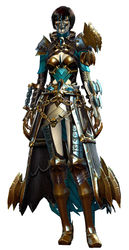 Bladed armor (medium) human female front.jpg