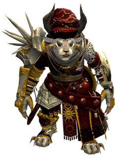 Spearmarshal's armor (heavy) charr female front.jpg