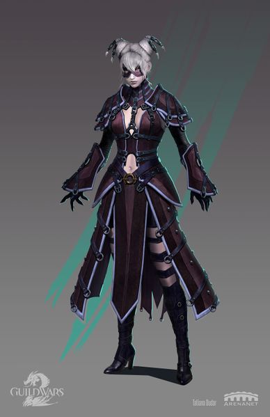 File:"Necromancer Outfit female front" concept art.jpg