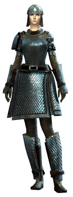Heavy Scale armor human female front.jpg