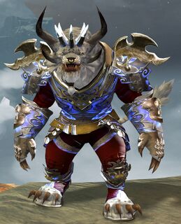 Mistforged Triumphant Hero's armor (medium) charr male front.jpg