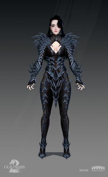 File:"Night Speaker Outfit female front" concept art.jpg