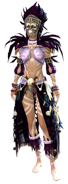 File:Tribal armor human female front.jpg