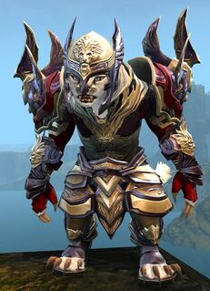 Ardent Glorious armor (heavy) charr female front.jpg
