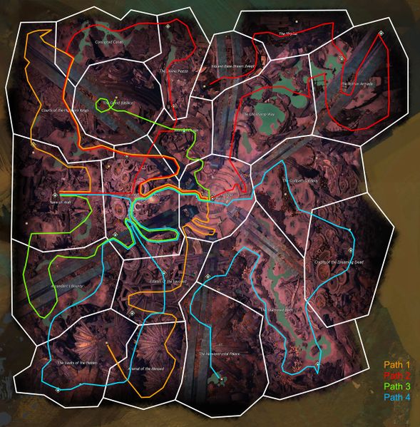 File:The Ruined City of Arah map with paths.jpg