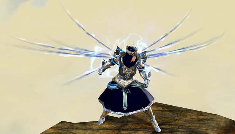 File:Mistforged Glorious Hero's armor (light) norn female front in combat.jpg