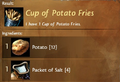 2012 June Cup of Potato Fries recipe.png