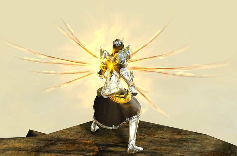 File:Mistforged Glorious Hero's armor (light) human female back in combat.jpg