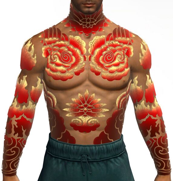 File:Fire Bloom Tattoo Chest.jpg