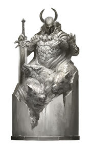 A statue depicting Balthazar.