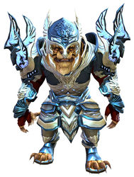 Glorious Hero's armor (heavy) charr male front.jpg