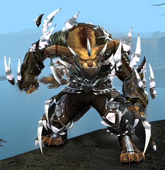 File:Perfected Envoy armor (light) charr male front in combat.jpg