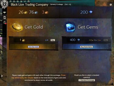 Currency Exchange - Guild Wars 2 Wiki (GW2W)