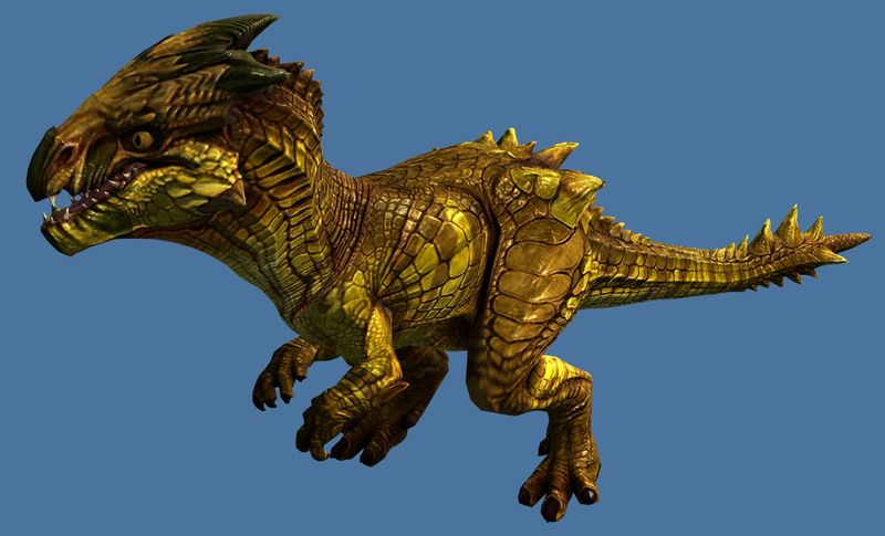 File:Mini Yellow Raptor Hatchling.jpg