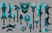 Weapons of the Dragon's Deep concept art.jpg