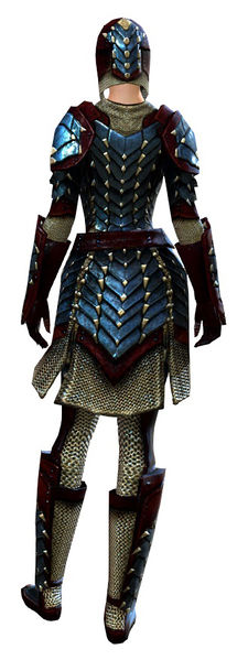 File:Reinforced Scale armor human female back.jpg