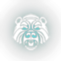 Render of the projection of Bear that appears over the Bear Lodge.