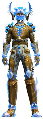 Holographic Dragon armor human male front.jpg