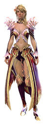 Flamekissed armor human female front.jpg
