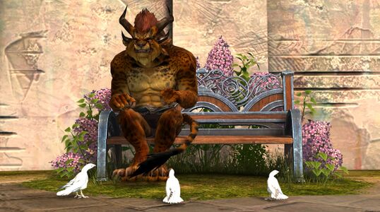 Dove Lover's Bench Chair charr male.jpg