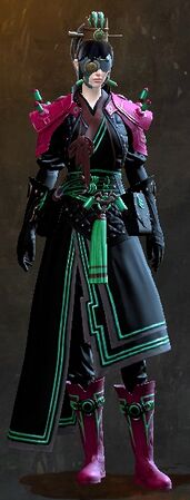 Jade Tech armor (light) human female front.jpg