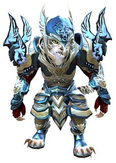 Glorious Hero's armor (heavy) charr female front.jpg