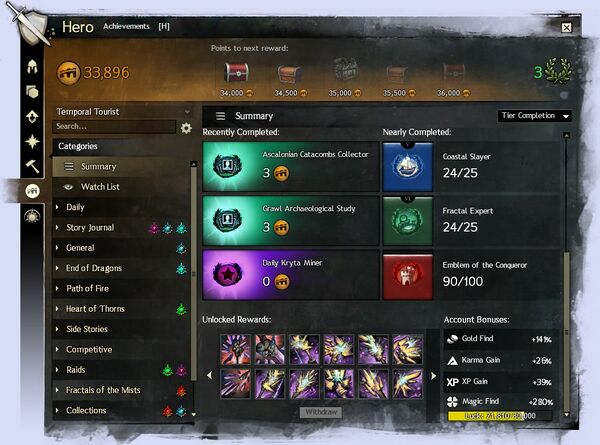 Account bonus - Guild Wars 2 Wiki (GW2W)