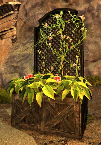 File:Lattice Planter with Red Petunias.jpg
