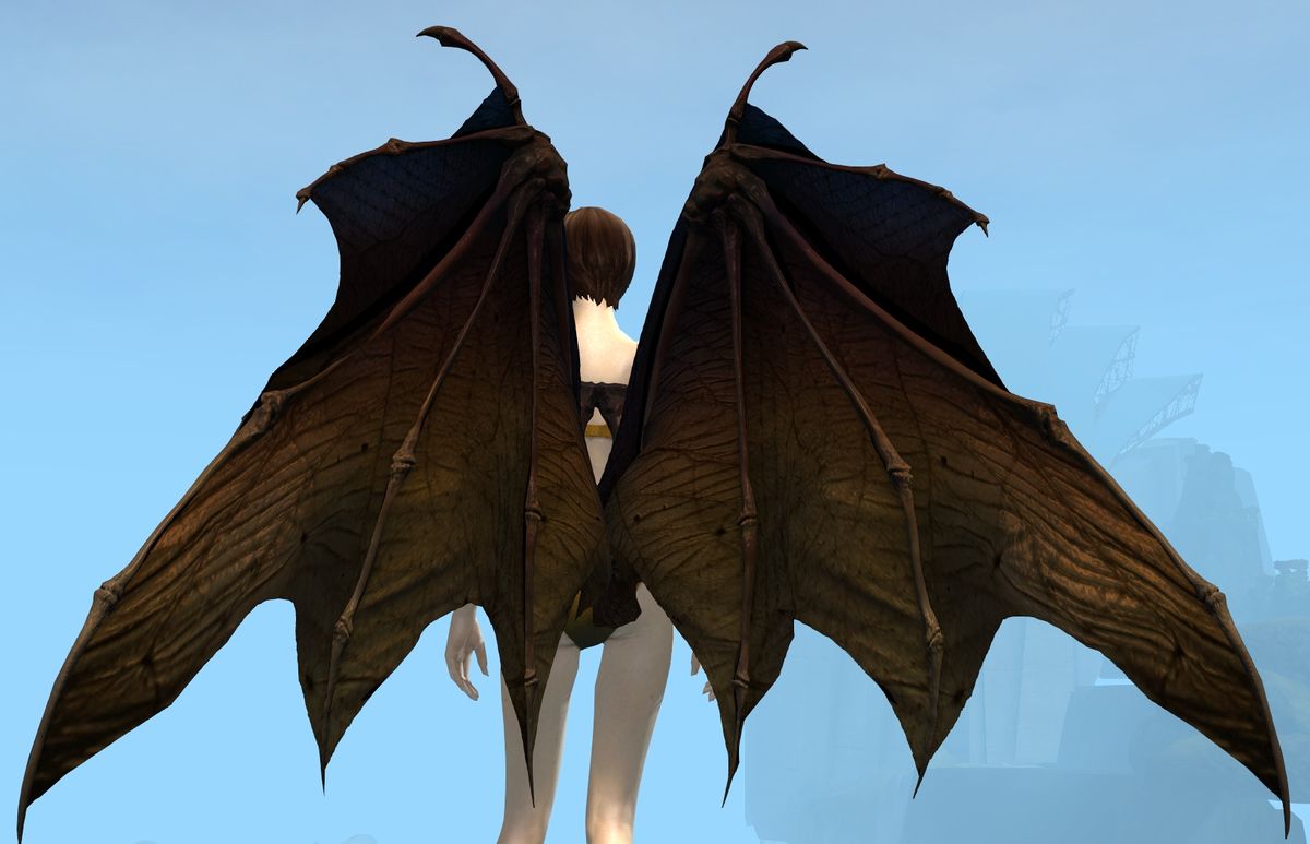 Bat Wings Backpack skin Guild Wars 2 Wiki GW2W 