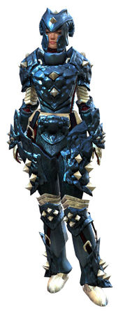 Studded Plate armor human female front.jpg