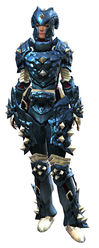 Studded Plate armor human female front.jpg
